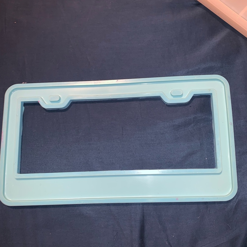 License Plate Silicone Mold